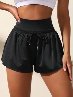 Drawstring Shorts Set